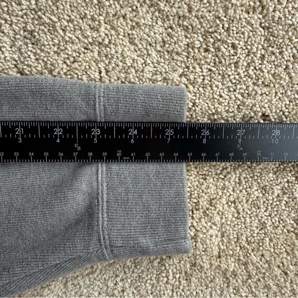 Polo Ralph Lauren Mens XXL Gray Quarter Zip Pullover Sweater Cotton Pony Logo - Picture 9 of 9